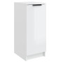 Mueble zapatero madera contrachapada blanco brillo 30x35x70 cm de vidaXL, Zapateros y organizadores de calzado - Ref: Foro24-...
