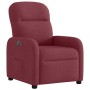 Sillón reclinable eléctrico tela rojo tinto en Sillones | Comprar online en Foru.es