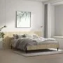 Cabecero pared madera contrachapada roble Sonoma 240x1,5x80cm de vidaXL, Cabeceros y pies de cama - Ref: Foro24-811055, Preci...