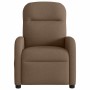 Sillón reclinable eléctrico de tela marrón en Sillones | Comprar online en Foru.es