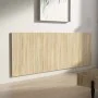 Cabecero pared madera contrachapada roble Sonoma 240x1,5x80cm de vidaXL, Cabeceros y pies de cama - Ref: Foro24-811055, Preci...