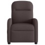 Sillón reclinable eléctrico tela marrón oscuro en Sillones | Comprar online en Foru.es