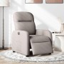 Sillón reclinable eléctrico tela gris taupé en Sillones | Comprar online en Foru.es