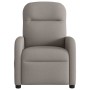 Sillón reclinable eléctrico tela gris taupé en Sillones | Comprar online en Foru.es
