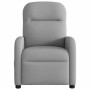 Sillón reclinable de masaje eléctrico tela gris claro en Sillones | Comprar online en Foru.es