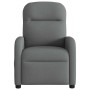 Sillón reclinable de masaje eléctrico tela gris oscuro en Sillones | Comprar online en Foru.es