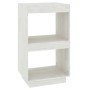 Estantería madera maciza de pino blanca 40x35x71 cm de vidaXL, Librerías y estanterías - Ref: Foro24-810840, Precio: 36,20 €,...