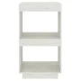 Estantería madera maciza de pino blanca 40x35x71 cm de vidaXL, Librerías y estanterías - Ref: Foro24-810840, Precio: 35,89 €,...