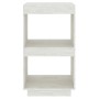 Estantería madera maciza de pino blanca 40x35x71 cm de vidaXL, Librerías y estanterías - Ref: Foro24-810840, Precio: 36,20 €,...
