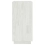 Estantería madera maciza de pino blanca 40x35x71 cm de vidaXL, Librerías y estanterías - Ref: Foro24-810840, Precio: 36,20 €,...