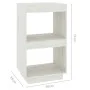 Estantería madera maciza de pino blanca 40x35x71 cm de vidaXL, Librerías y estanterías - Ref: Foro24-810840, Precio: 35,89 €,...