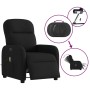 Sillón reclinable de masaje eléctrico tela negro en Sillones | Comprar online en Foru.es