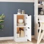 Aparador de madera contrachapada blanco brillante 30x30x70 cm de vidaXL, Aparadores - Ref: Foro24-811181, Precio: 52,99 €, De...