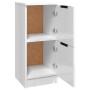 Aparador de madera contrachapada blanco brillante 30x30x70 cm de vidaXL, Aparadores - Ref: Foro24-811181, Precio: 52,99 €, De...
