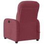 Sillón de masaje reclinable eléctrico tela rojo tinto en Sillones | Comprar online en Foru.es