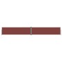 Toldo lateral retráctil marrón 140x1000 cm de vidaXL, Sombrillas - Ref: Foro24-318027, Precio: 101,12 €, Descuento: %