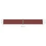 Toldo lateral retráctil marrón 140x1000 cm de vidaXL, Sombrillas - Ref: Foro24-318027, Precio: 99,83 €, Descuento: %
