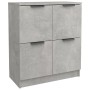 Aparador de madera contrachapada gris hormigón 60x30x70 cm de vidaXL, Aparadores - Ref: Foro24-811101, Precio: 62,41 €, Descu...