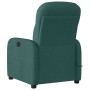 Sillón reclinable de masaje eléctrico tela verde oscuro en Sillones | Comprar online en Foru.es