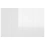 Cabecero cama madera contrachapada blanco brillo 120x1,5x80 cm de vidaXL, Cabeceros y pies de cama - Ref: Foro24-811031, Prec...