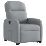 Sillón reclinable elevable de tela gris claro en Sillones | Comprar online en Foru.es