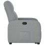 Sillón reclinable elevable de tela gris claro en Sillones | Comprar online en Foru.es