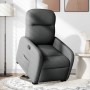 Sillón reclinable elevable de tela gris oscuro en Sillones | Comprar online en Foru.es