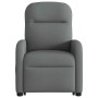 Sillón reclinable elevable de tela gris oscuro en Sillones | Comprar online en Foru.es