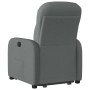 Sillón reclinable elevable de tela gris oscuro en Sillones | Comprar online en Foru.es