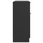 Aparador de madera contrachapada negro 60x30x70 cm de vidaXL, Aparadores - Ref: Foro24-811089, Precio: 92,01 €, Descuento: %