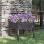 Jardinera de madera maciza de pino gris 70x70x70 cm de vidaXL, Maceteros y jardineras - Ref: Foro24-810813, Precio: 46,72 €, ...