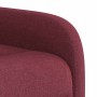Sillón reclinable elevable tela rojo tinto en Sillones | Comprar online en Foru.es