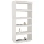 Estantería/divisor de espacios pino blanco 80x35x167 cm de vidaXL, Librerías y estanterías - Ref: Foro24-810895, Precio: 124,...