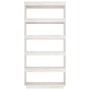 Estantería/divisor de espacios pino blanco 80x35x167 cm de vidaXL, Librerías y estanterías - Ref: Foro24-810895, Precio: 126,...