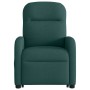 Sillón reclinable elevable tela verde oscuro en Sillones | Comprar online en Foru.es