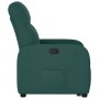 Sillón reclinable elevable tela verde oscuro en Sillones | Comprar online en Foru.es