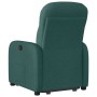 Sillón reclinable elevable tela verde oscuro en Sillones | Comprar online en Foru.es
