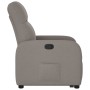Sillón reclinable elevable tela gris taupe en Sillones | Comprar online en Foru.es