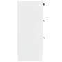 Aparador de madera contrachapada blanco 60x30x70 cm de vidaXL, Aparadores - Ref: Foro24-811070, Precio: 68,05 €, Descuento: %