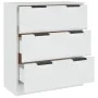 Aparador de madera contrachapada blanco 60x30x70 cm de vidaXL, Aparadores - Ref: Foro24-811070, Precio: 68,05 €, Descuento: %