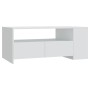 Mesa de centro madera de ingeniería blanco 102x55x42 cm de vidaXL, Mesas de centro - Ref: Foro24-810917, Precio: 89,44 €, Des...