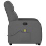 Silla de masaje reclinable de pie de tela gris oscuro en Sillones | Comprar online en Foru.es