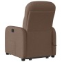 Silla de masaje reclinable de pie de tela marrón en Sillones | Comprar online en Foru.es