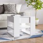Mesa de centro madera contrachapada blanco 55,5x55x45 cm de vidaXL, Mesas de centro - Ref: Foro24-810908, Precio: 42,47 €, De...