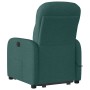 Silla de masaje reclinable de pie de tela verde oscura en Sillones | Comprar online en Foru.es