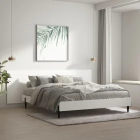 Cabecero de cama pared madera contrachapada blanco 240x1,5x80cm de vidaXL, Cabeceros y pies de cama - Ref: Foro24-811052, Pre...