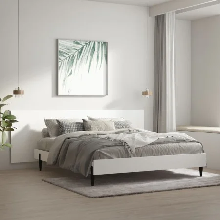 Weißes Wandbett-Kopfteil aus Sperrholz, 240 x 1,5 x 80 cm von vidaXL, Kopf- und Fußteile - Ref: Foro24-811052, Preis: 68,86 €...