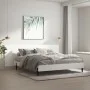 Cabecero de cama pared madera contrachapada blanco 240x1,5x80cm de vidaXL, Cabeceros y pies de cama - Ref: Foro24-811052, Pre...