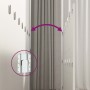 Cabecero de cama pared madera contrachapada blanco 240x1,5x80cm de vidaXL, Cabeceros y pies de cama - Ref: Foro24-811052, Pre...