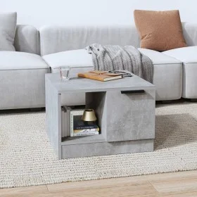 Mesa de centro madera contrachapada gris hormigón 50x50x36 cm de vidaXL, Mesas de centro - Ref: Foro24-811344, Precio: 38,39 ...